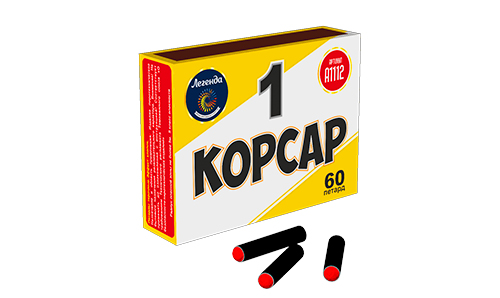  Петарды Корсар 1 в пленке  в Вязниках